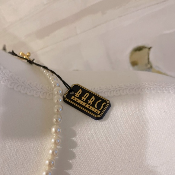 NWT BARCS Faux βEssential Pearlβ Chocker-Style Necklace $35 (RRP $49.95)ποΈπ - Picture 3 of 5